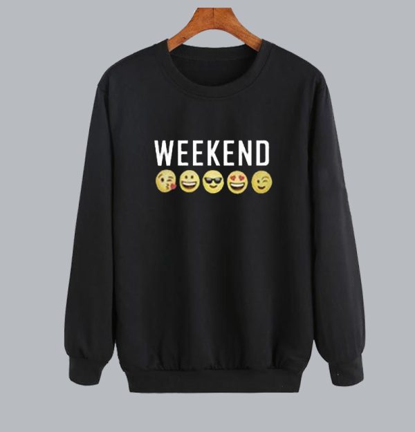 Weekend Emoji sweatshirt SN