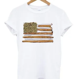 american flag blunt T shirt SN