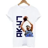 Andrei Kirilenko Basketball Player AK-47 T-Shirt SN