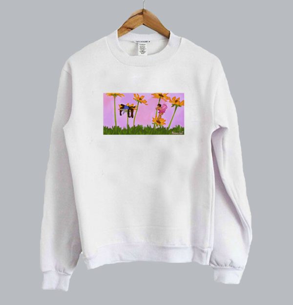 Fairies on yellow flowers Sweatshirt SN