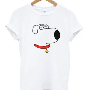 Family Guy Brian Griffin Face Licensed Men’s T-Shirt SN