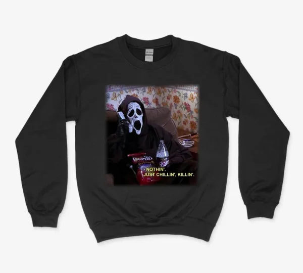 Nothin' Chillin Killin Horror Sweatshirt SN