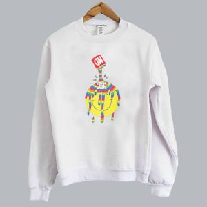 Smiley Cover the Earth Sweatshirt SN