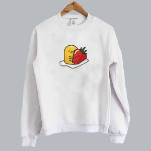 Strawberry Hug Gudetama Sweatshirt SN