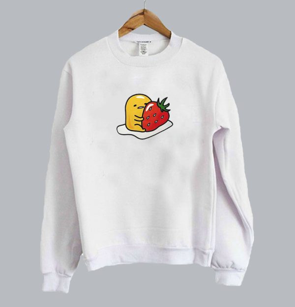 Strawberry Hug Gudetama Sweatshirt SN