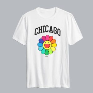 Takashi Murakami Flower Chicago T Shirt SN