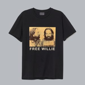 Willie Nelson Mugshot Shirt Free Willie T-Shirt SN