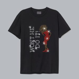 Won’t He Do It Bling Rhinestone T Shirt SN