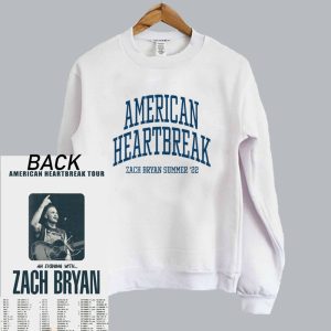 American Heartbreak Tour Zach Bryan Sweatshirt SN