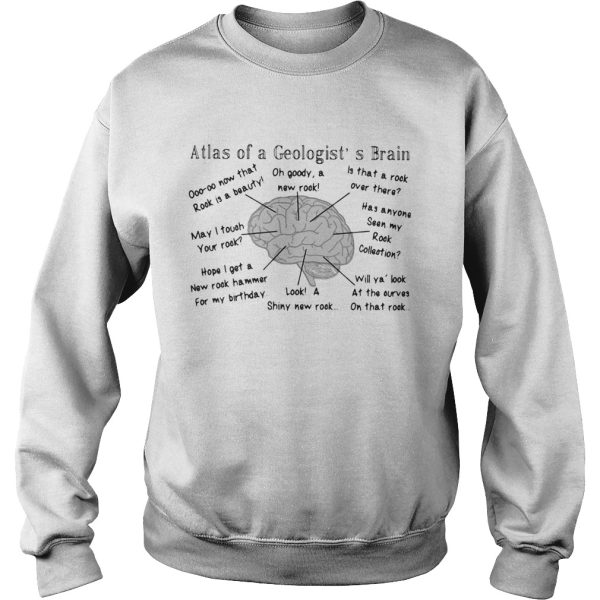 Atlas Of A Geologists Brain Sweatshirt SN