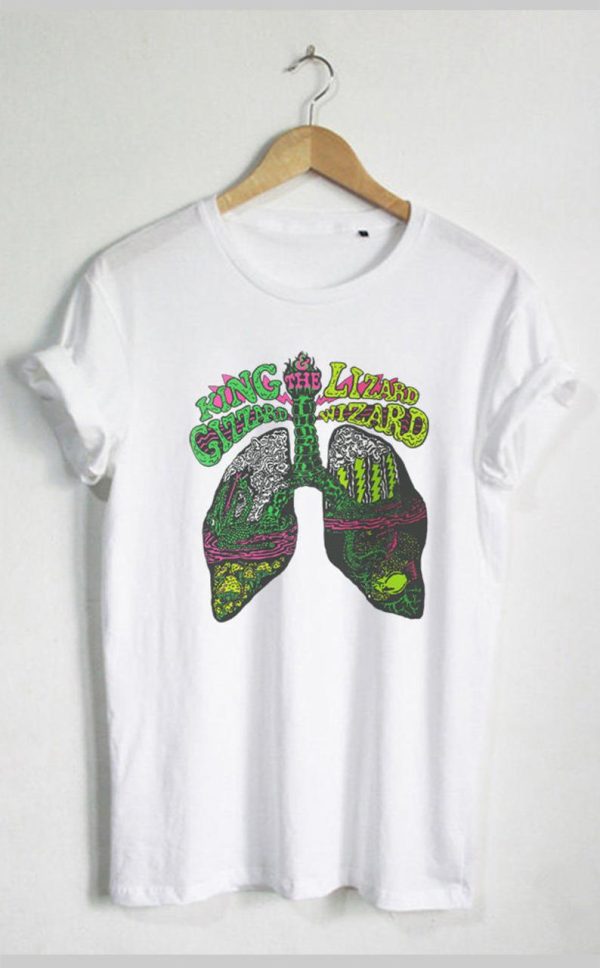 King Gizzard and The Lizard Wizard Lungs t shirt SN