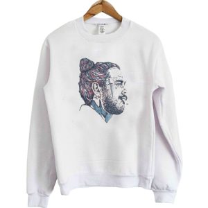 Post Malone Face Art sweatshirt SN