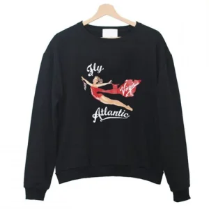 Princess Diana Virgin Atlantic Fly Atlantic Sweatshirt SN