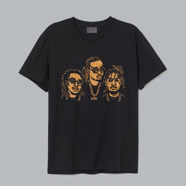 The Migos Takeoff Quavo Offset Rap T Shirt SN