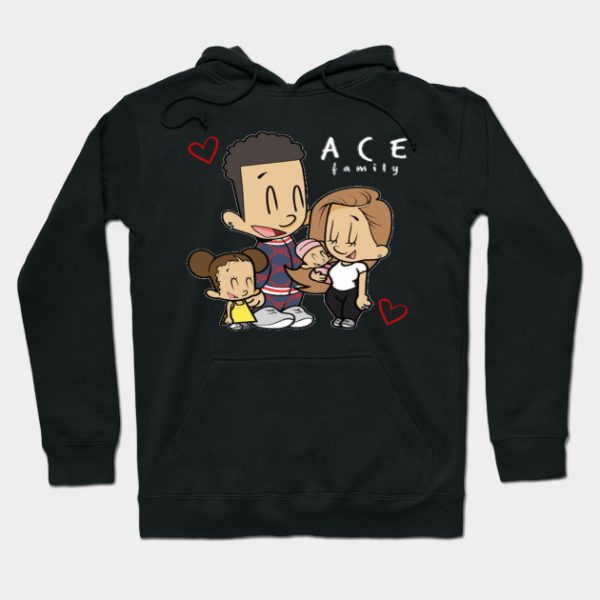 ace family merch kids Hoodie SN