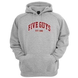 Five Guys Est 1986 hoodie SN