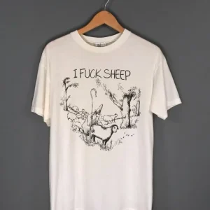 I Fuck Sheep Novelty T Shirt SN