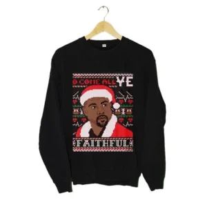 Kanye West Ugly Christmas Sweatshirt SN