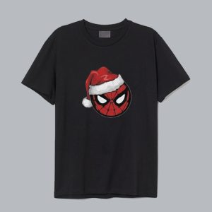 Spider-Man with Santa Hat Christmas t shirt SN