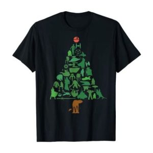 Star Wars Holiday Christmas Tree t shirt SN