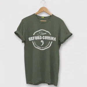 Team Oxford Comma T Shirt SN