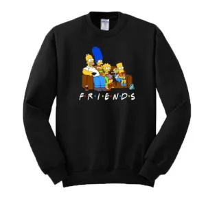 The Simpsons Friends Sweatshirt SN