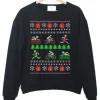 triathlon christmas sweater sweatshirt SN