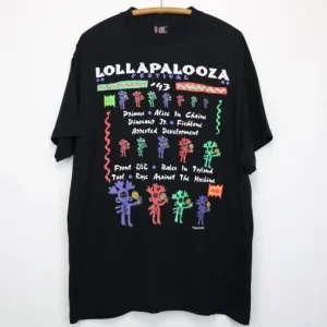 1993 Lollapalooza T Shirt SN