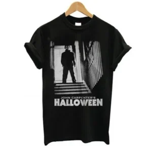 Halloween Michael Myers Stairs T Shirt SN