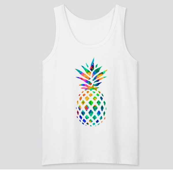 Rainbow Pineapple Tank Top SN