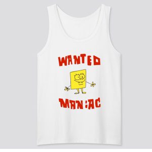 SpongeBob SquarePants Wanted Maniac Tank Top SN