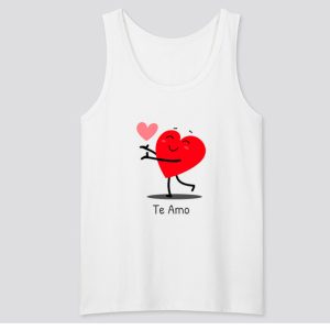 Te Amo I Love You Valentine's Day Hearts Tank SN