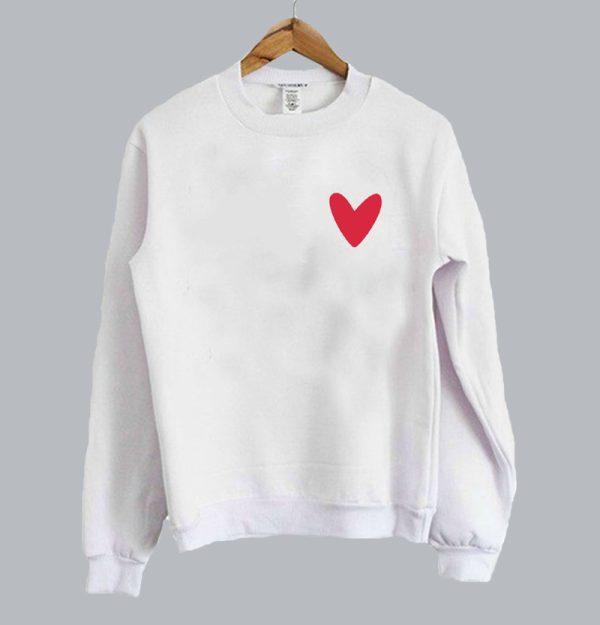 Valentines Heart Sweatshirt SN