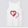 Valentine's day hearts Tank Top SN