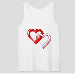 Valentine's day hearts Tank Top SN