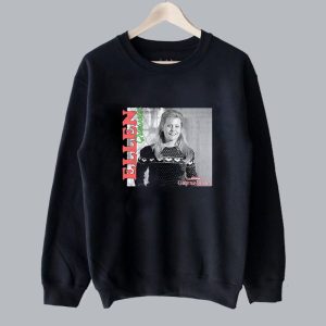 Vintage Photo Ellen Christmas Sweatshirt SN