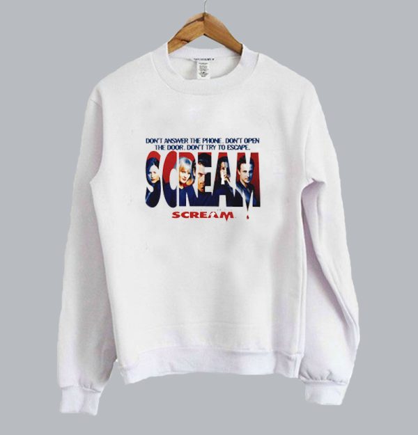 Vintage Scream 1996 Horror Movie Sweatshirt SN