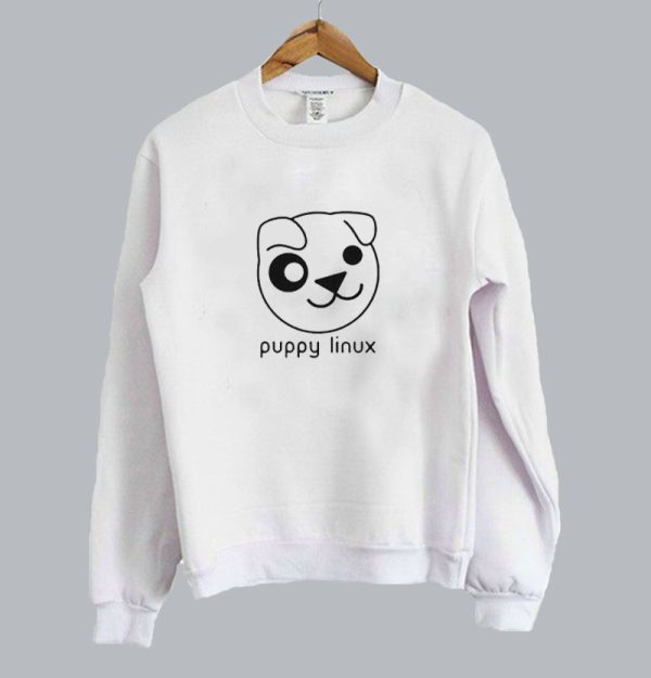 Funny Puppy Linux Sweatshirt SN