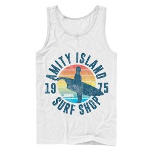 Jaws Retro Amity Island Surf Shop Tank Top SN