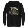 Born To Ride Skeleton Motorcycle Hoodie Back SN