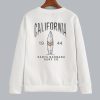 California 1944 Surf Sweatshirt Back SN
