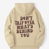 Dont Trip Over Hoodie Back SN