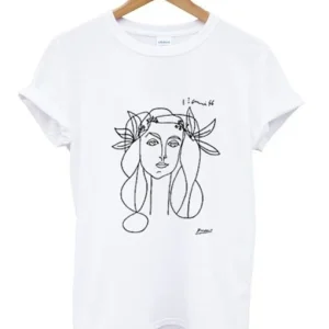 Picasso Woman (Francoise Gilot) Sketch T Shirt SN