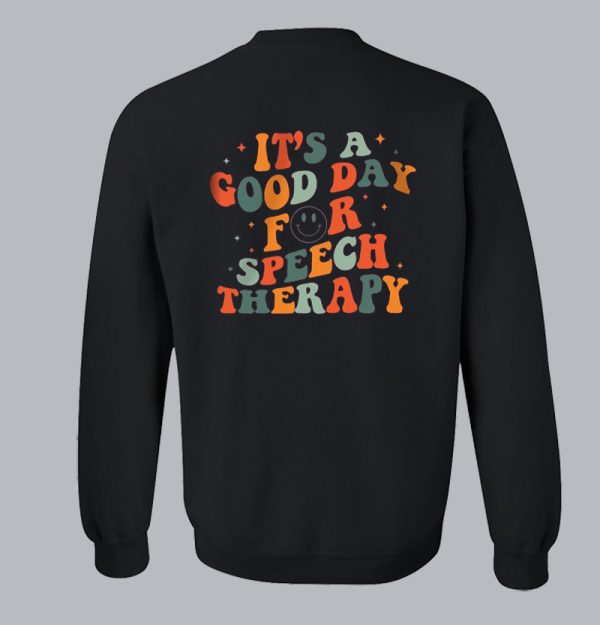 Speech Pathologist Sweatshirt Back SN