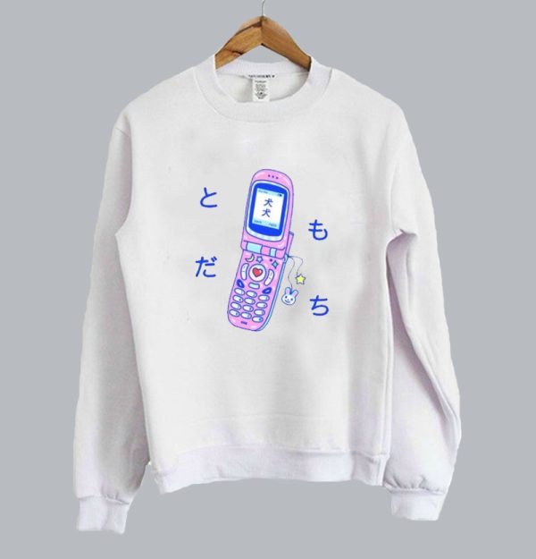 Classic Flip Phone Kawaii Sweatshirt SN