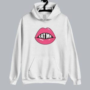 Sexy Lips Glossy Eat Me Hoodie SN