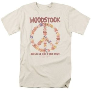 Woodstock 1969 Floral Peace T-Shirt SN