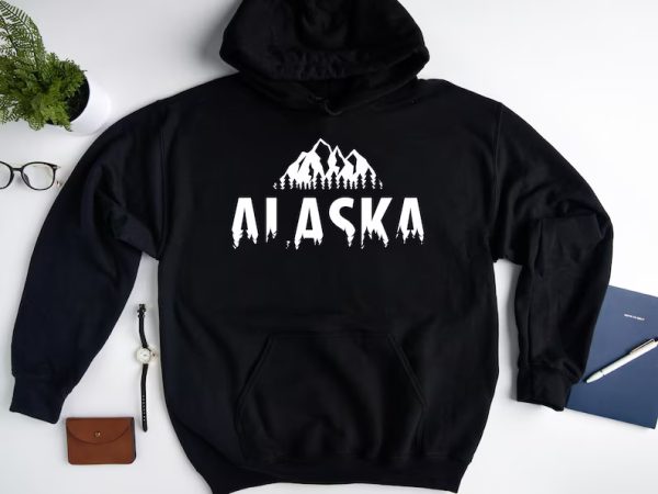 Alaska Mountains Nature Hoodie SN