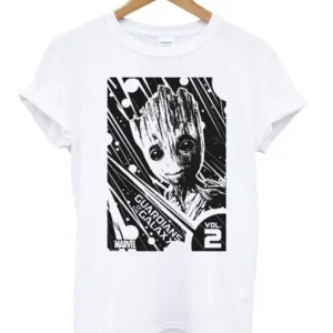 Marvel Groot Guardians of the Galaxy 2 Light T Shirt SN
