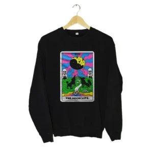 The Moon Life Tarot by Oliver Hibert Sweatshirt SN